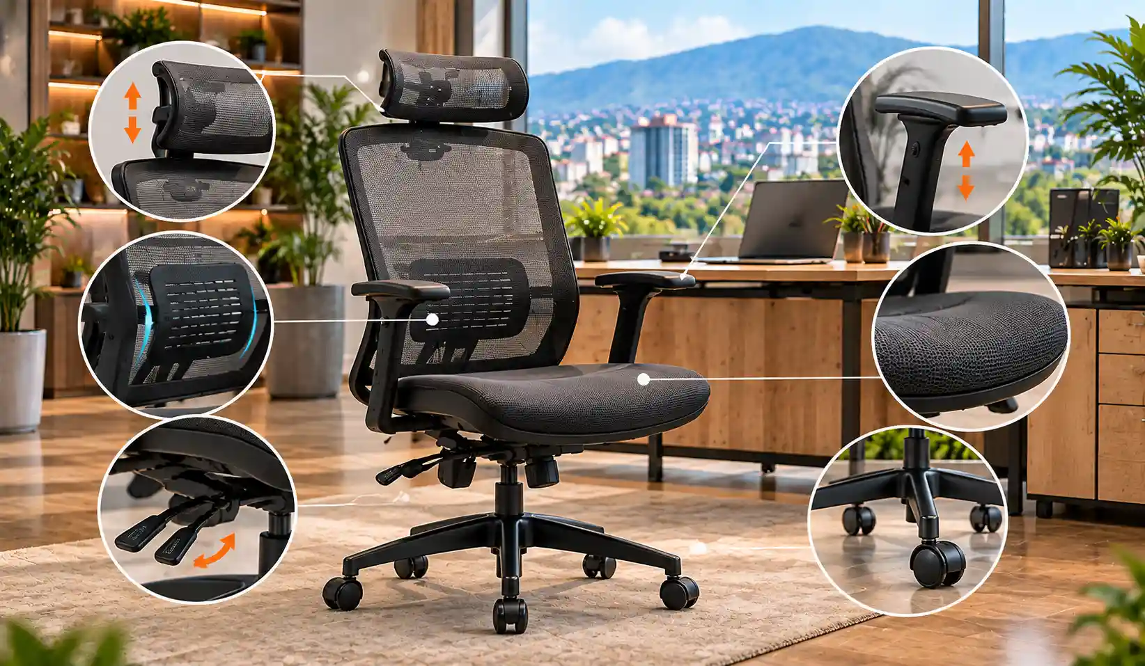 office chair feature