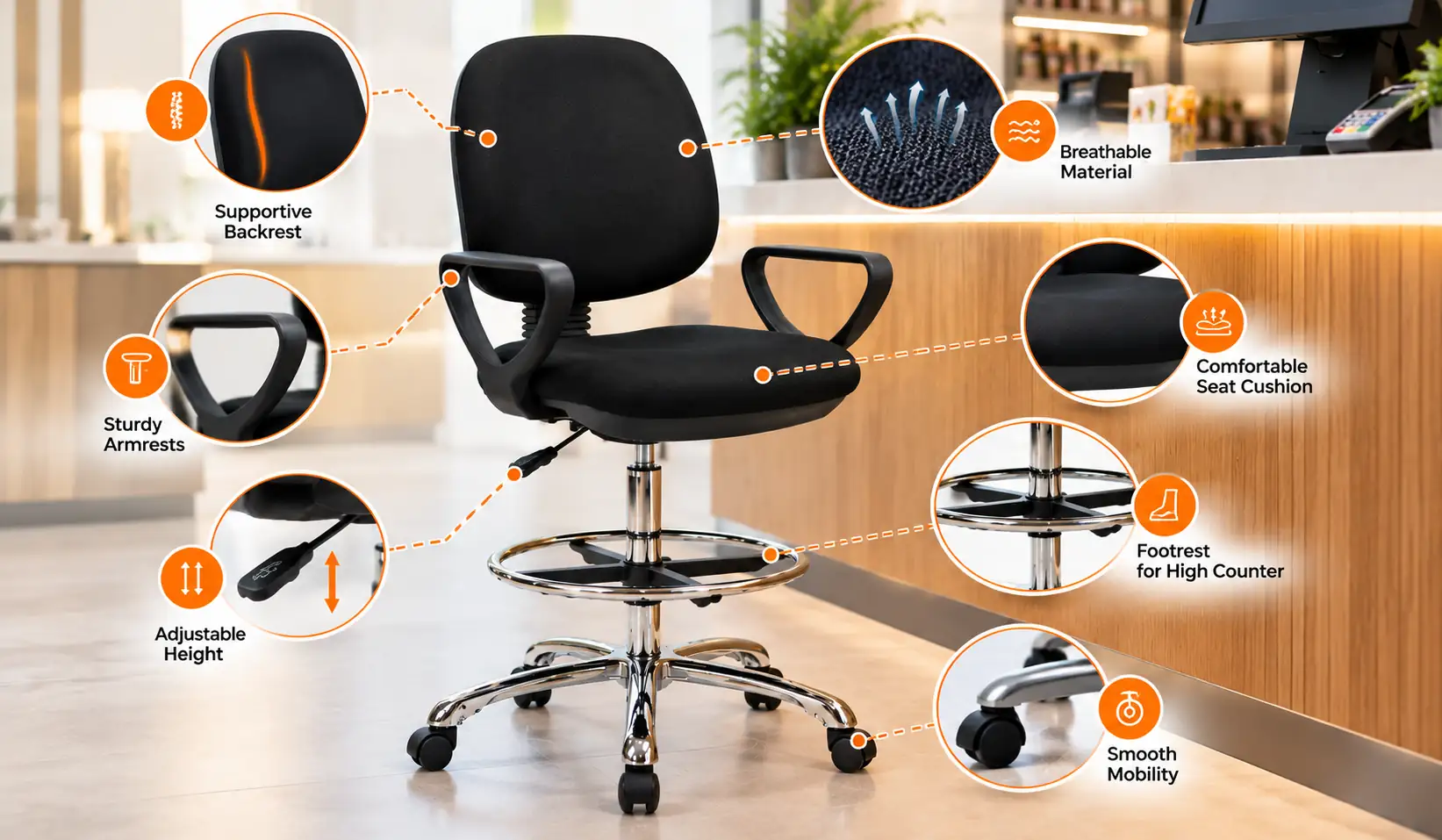 Ergonomic Chair Feature Showcase