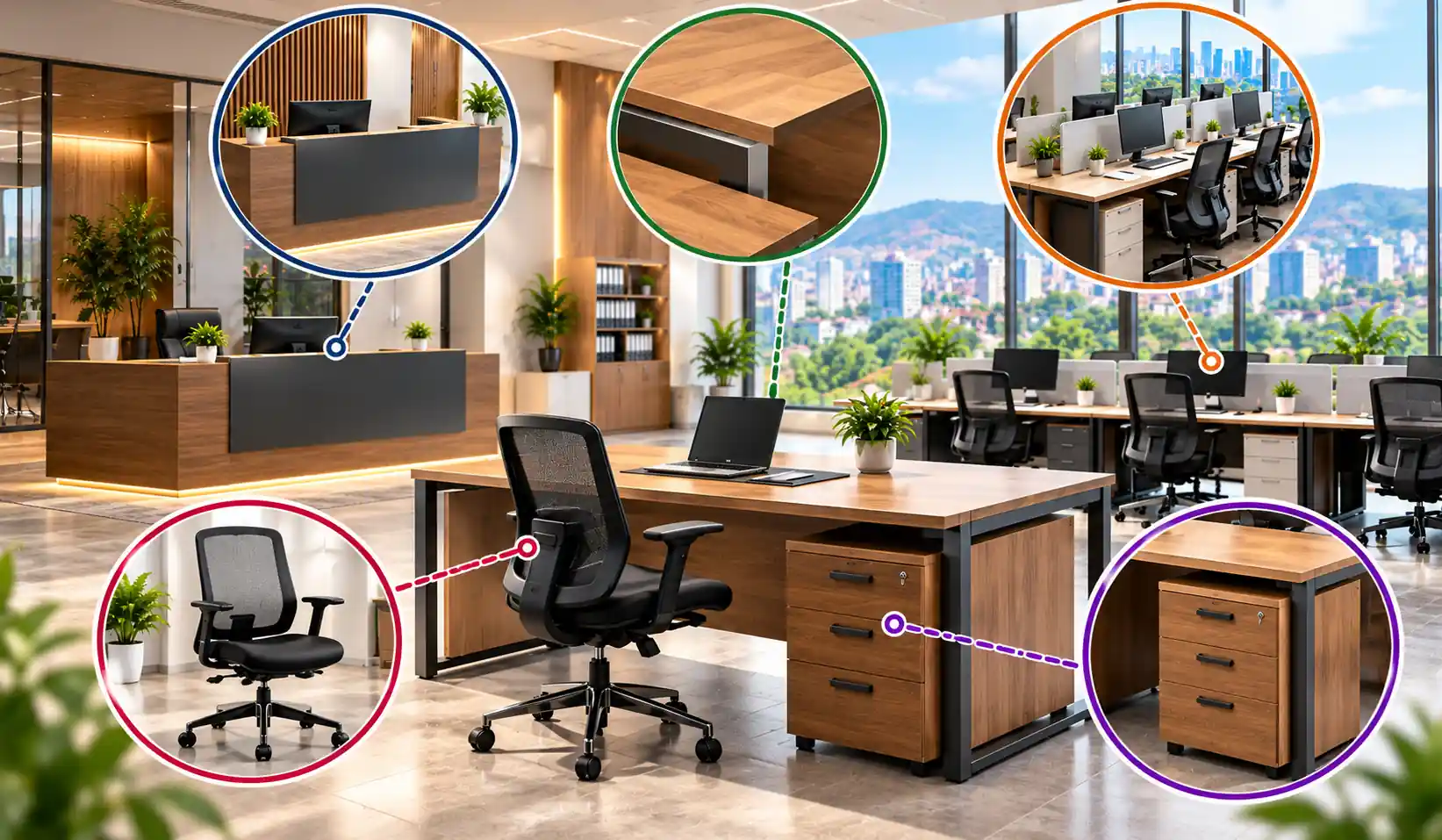 Modern Office Furniture Showcase
