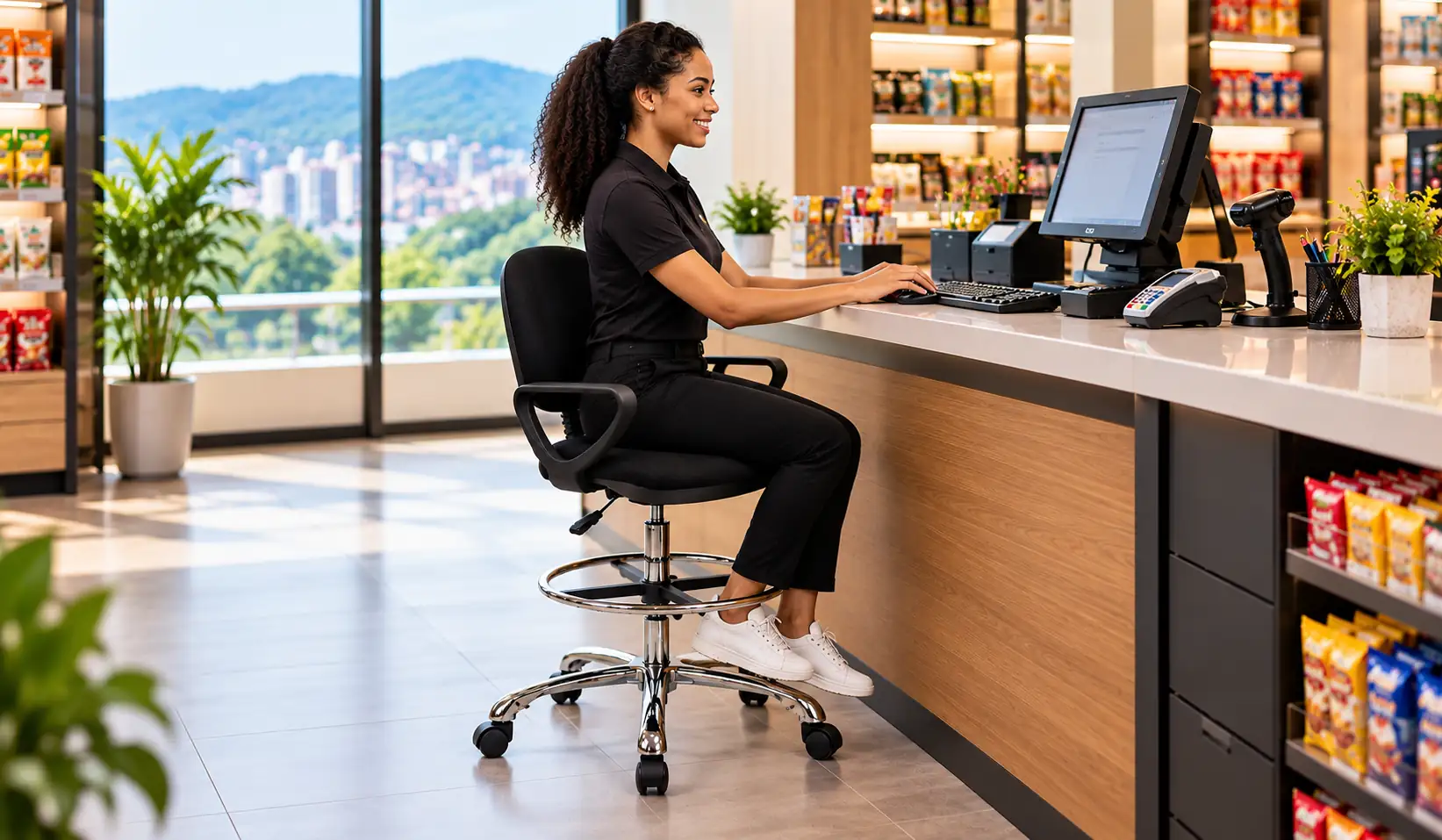 Modern Retail Checkout Workspace